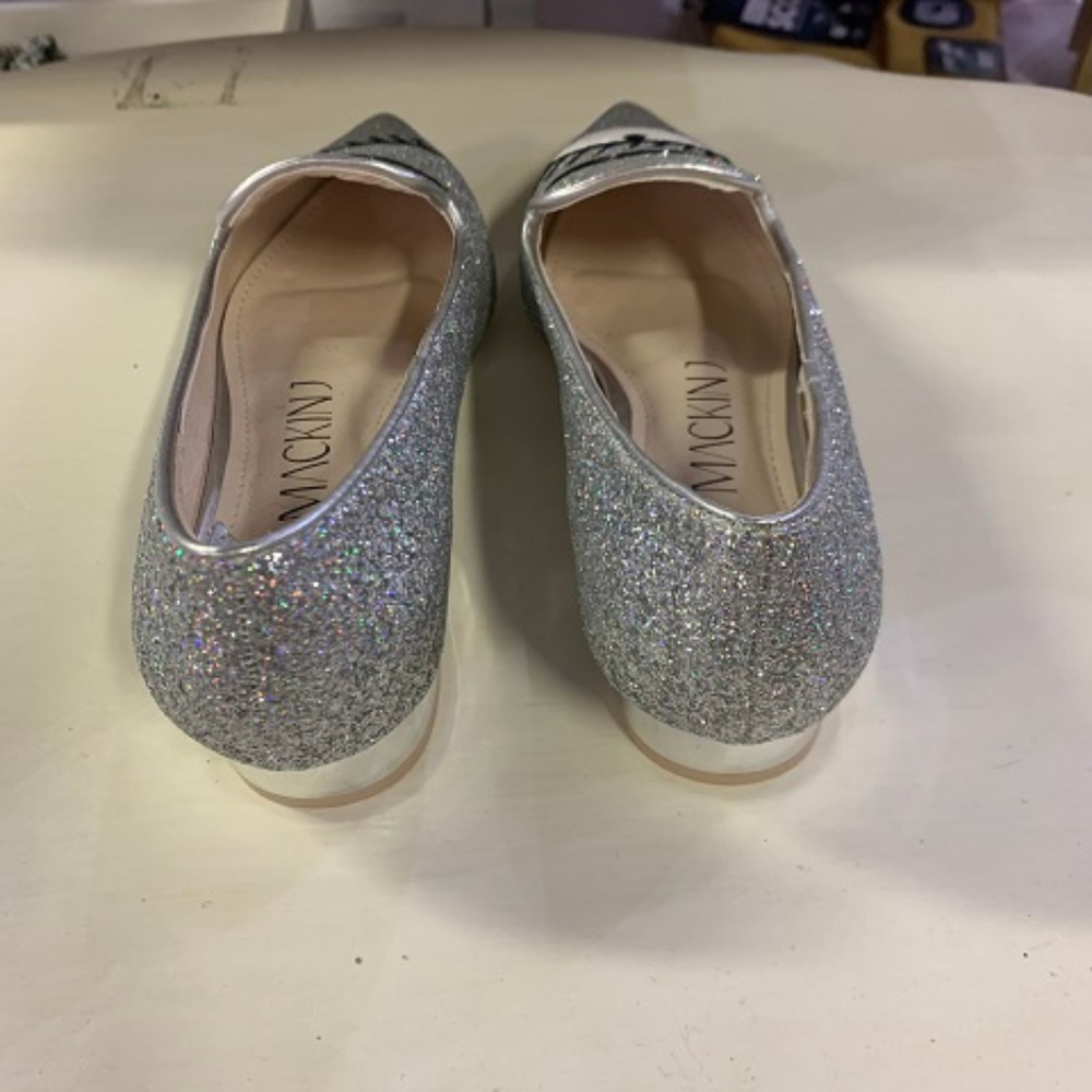 Mackin J Glitter "Kaylee" Loafers, Size 5.5 - Picture 3 of 5